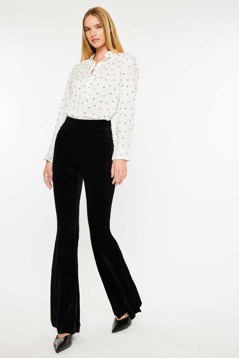Anthea High Rise Corduroy Flare - Official Kancan USA