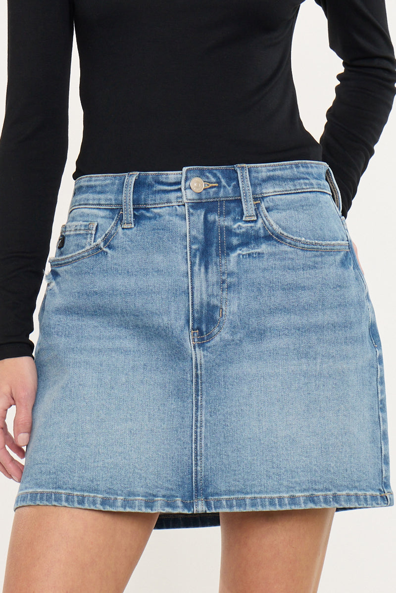 Blair Essentials Mid Rise Mini Skirt – Kancan USA