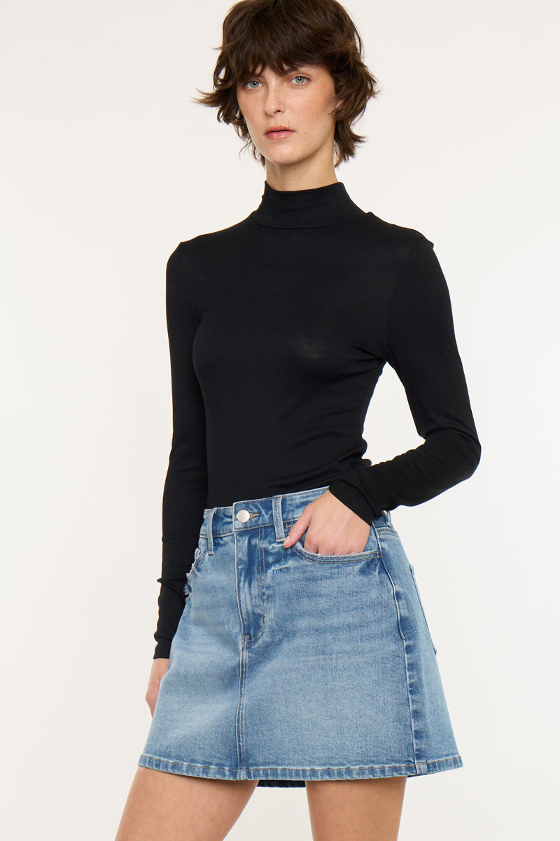 Blair Essentials Mid Rise Mini Skirt - Official Kancan USA