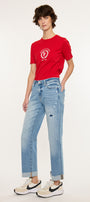 Rocio Essentials Mid Rise Crop Straight - Official Kancan USA