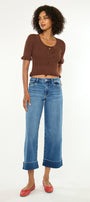 Fig Essentials Mid Rise Crop Wide - Official Kancan USA