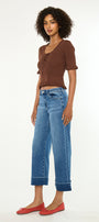 Fig Essentials Mid Rise Crop Wide - Official Kancan USA