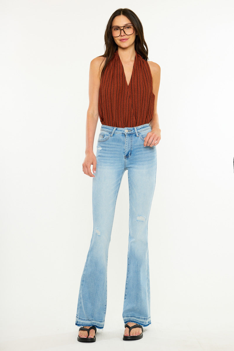 Stephanie Essentials High Rise Flare