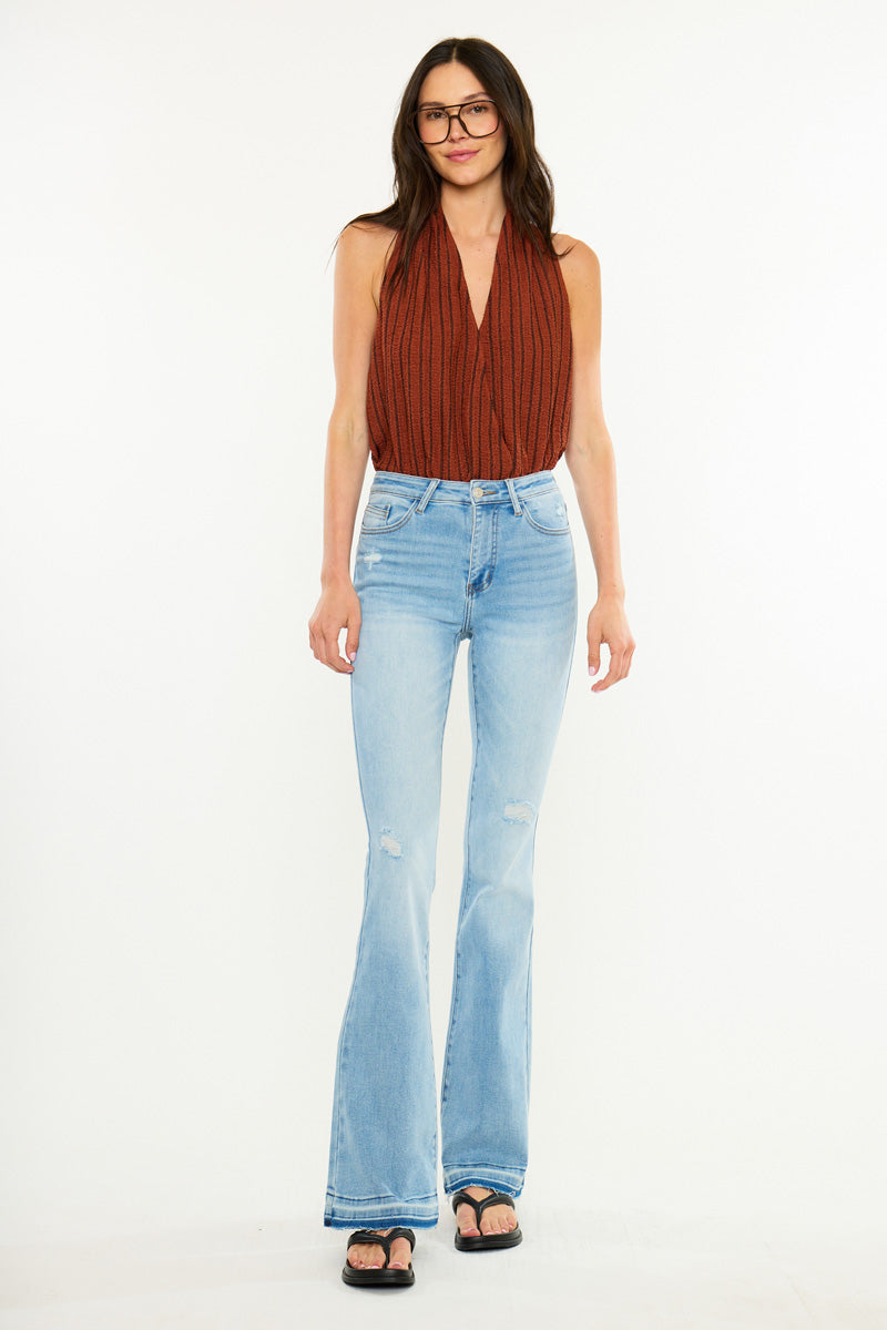 Stephanie Essentials High Rise Flare