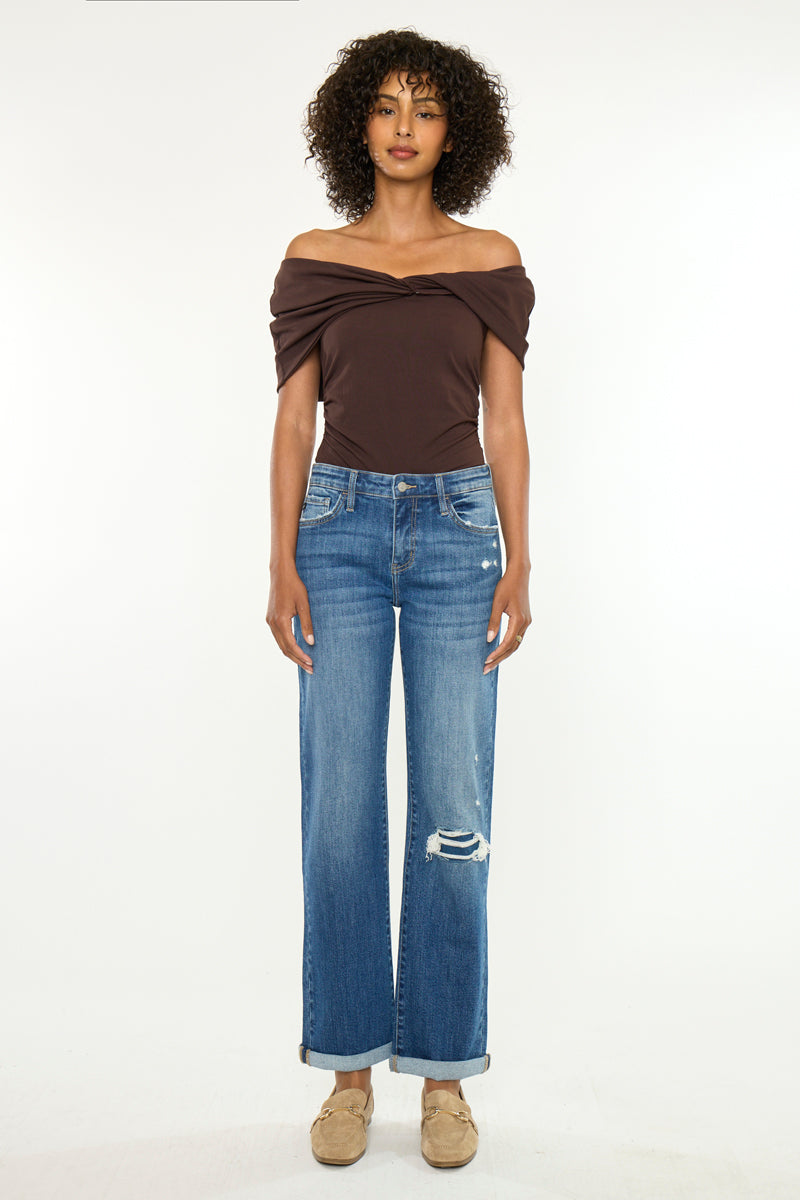 Bianca Essentials Mid Rise True Straight - Official Kancan USA