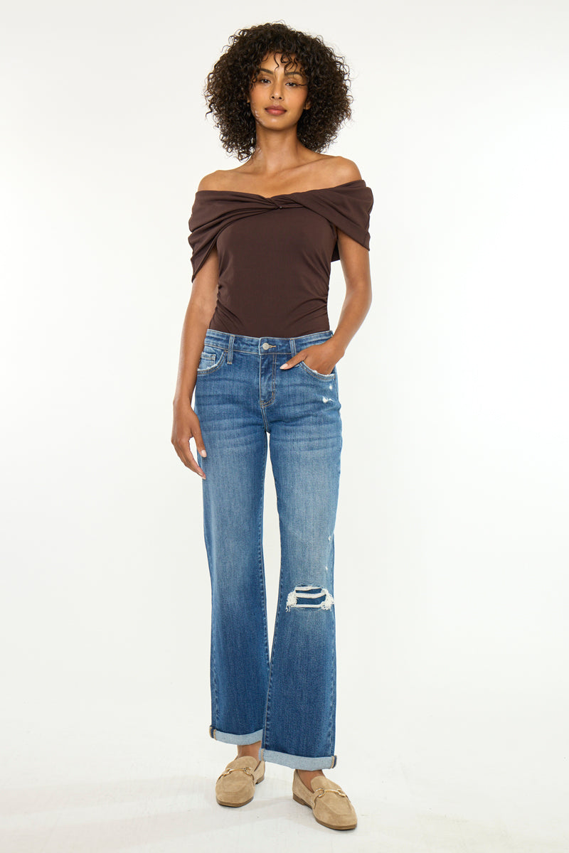 Bianca Essentials Mid Rise True Straight - Official Kancan USA