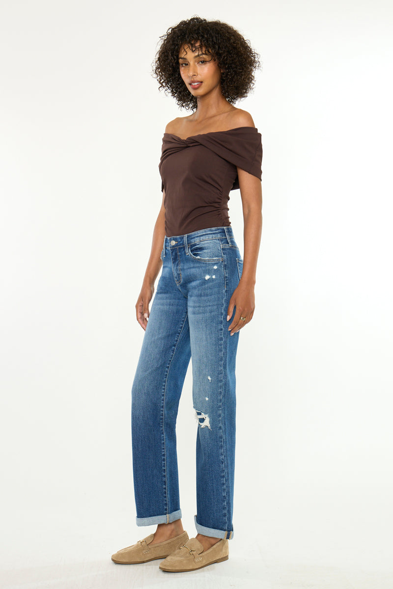 Bianca Essentials Mid Rise True Straight - Official Kancan USA