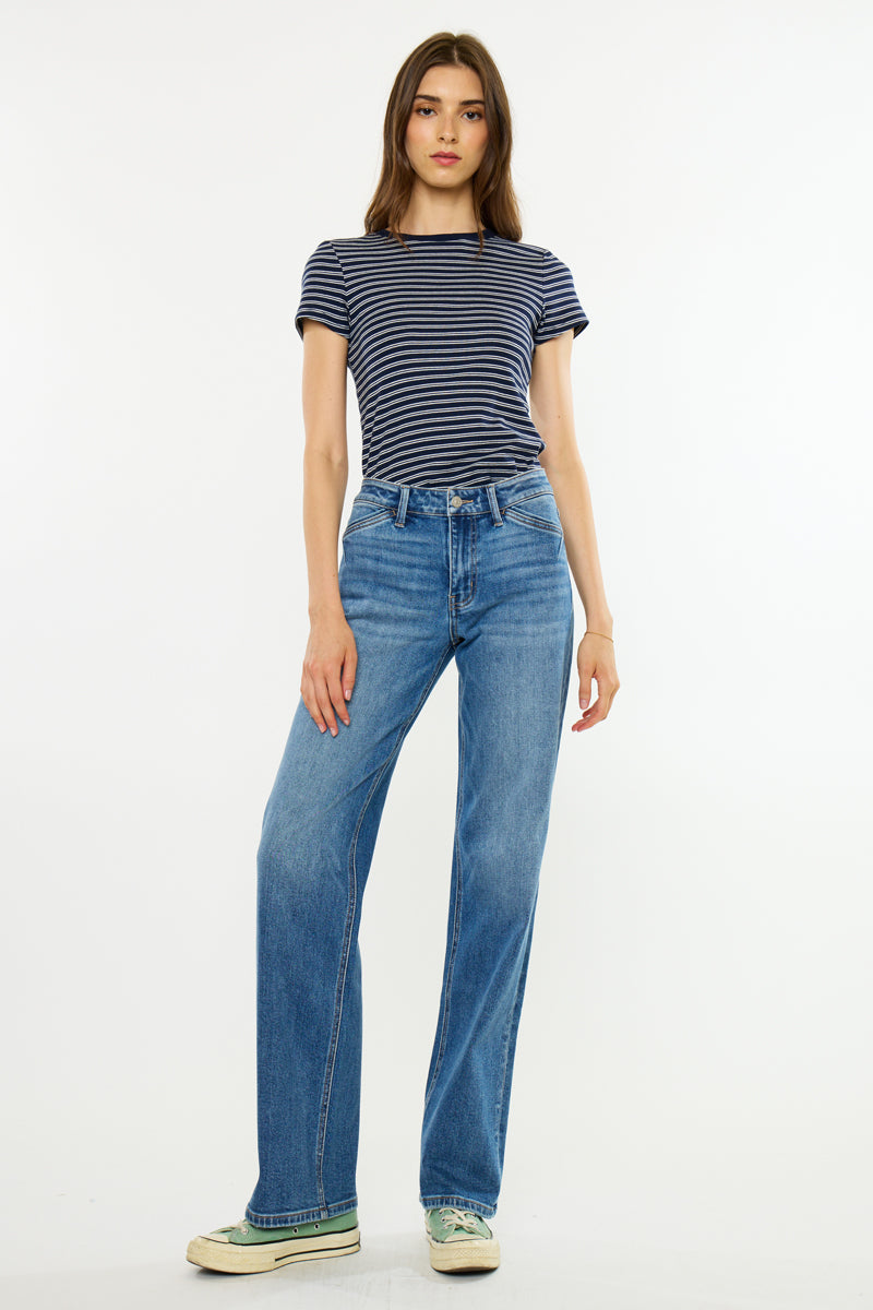 Emerie Essentials Mid Rise Wide