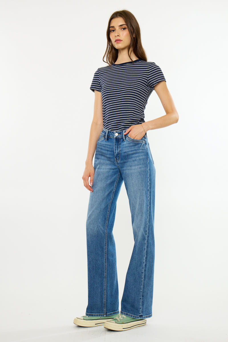 Emerie Essentials Mid Rise Wide