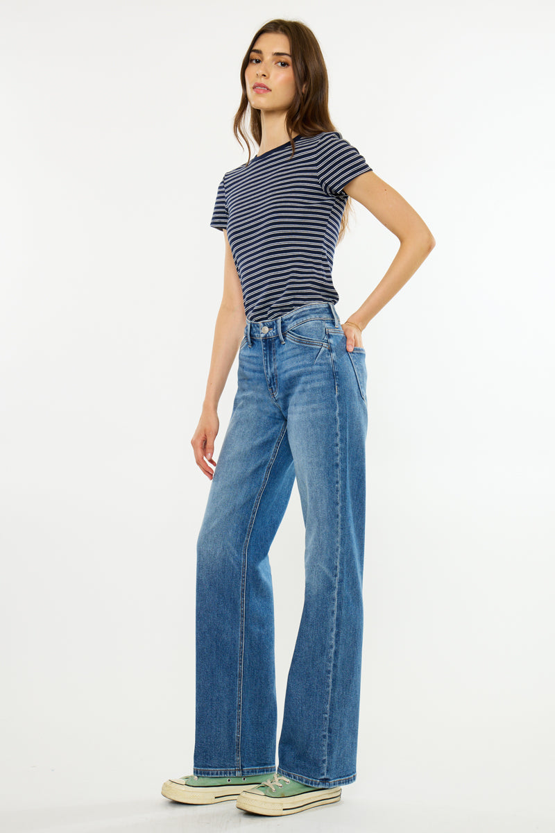 Emerie Essentials Mid Rise Wide