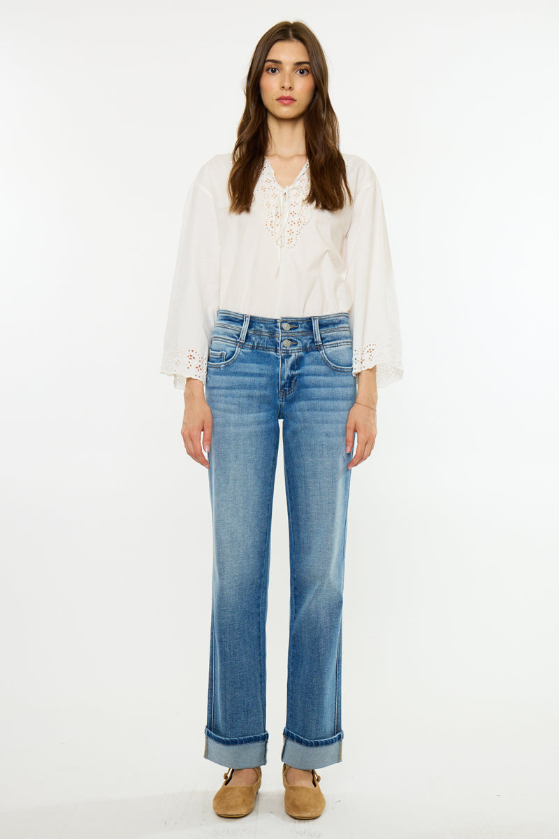Alba Essentials Mid Rise True Straight