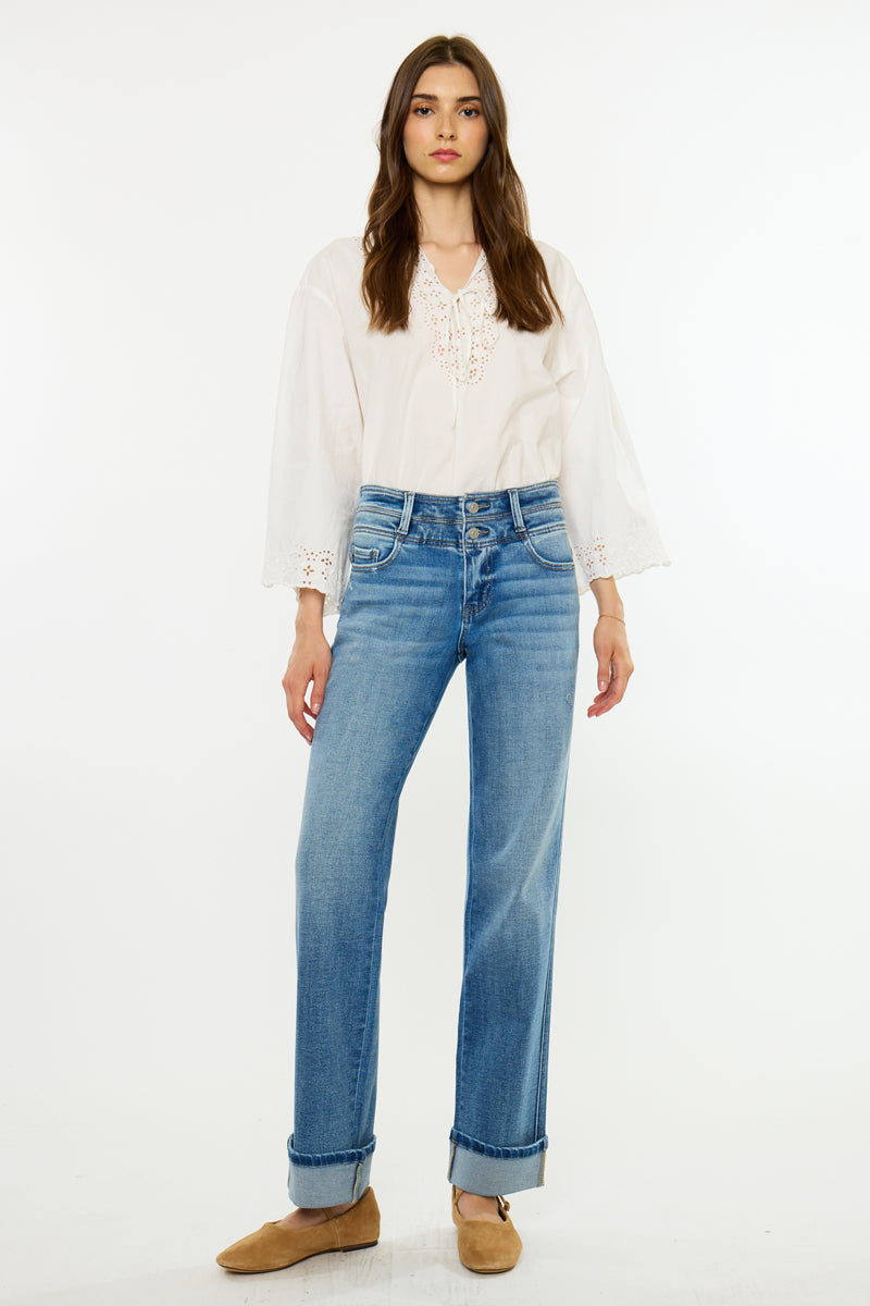 Alba Essentials Mid Rise True Straight