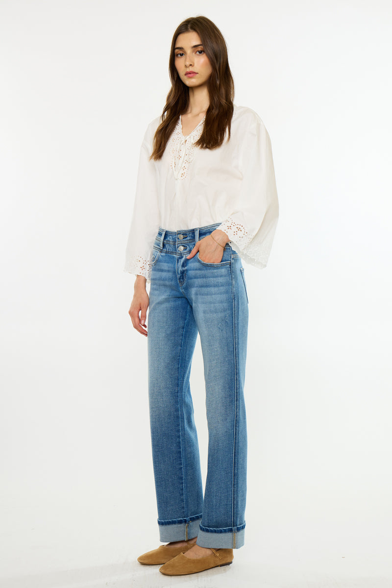 Alba Essentials Mid Rise True Straight