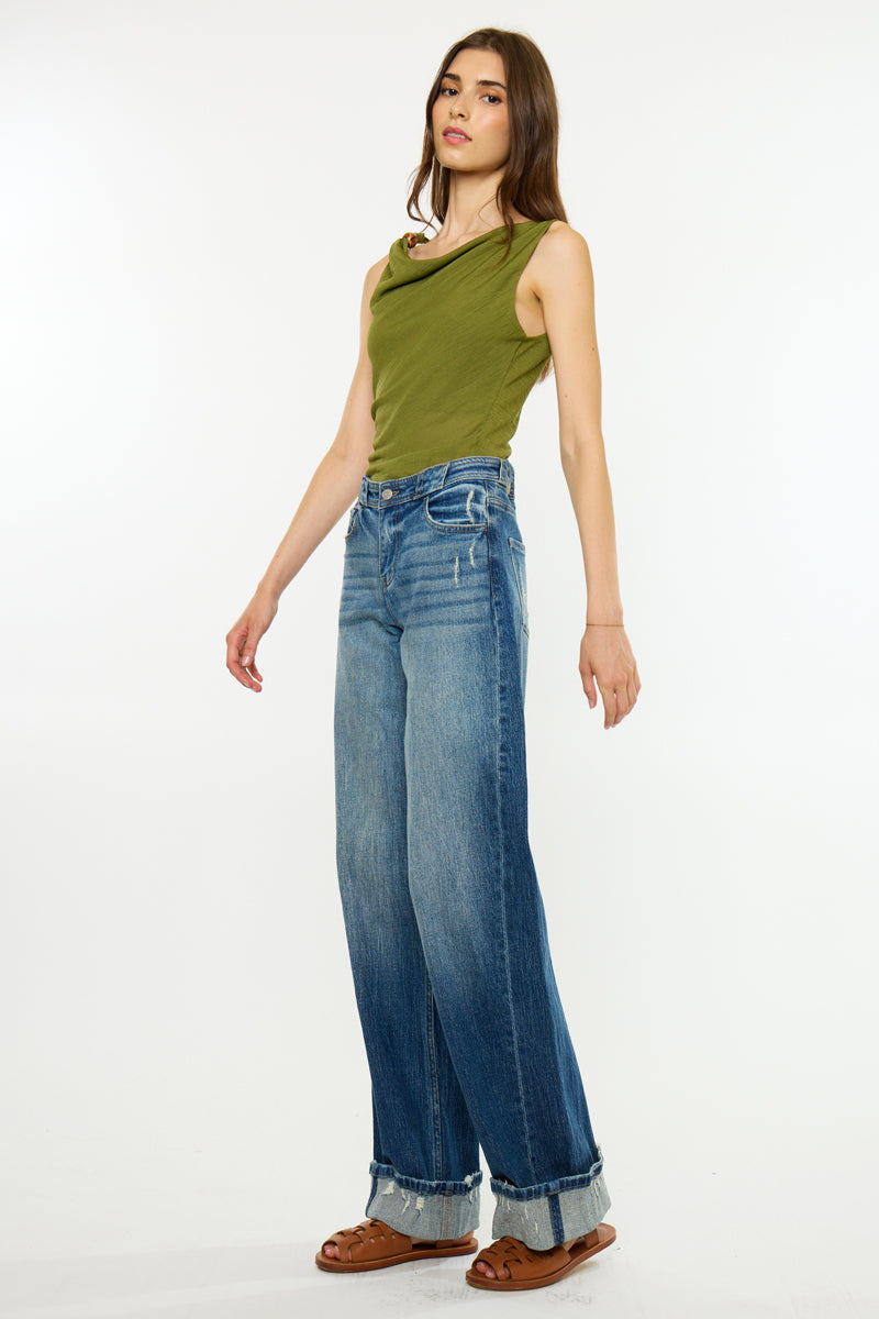 Veronica Essentials Mid Rise Wide