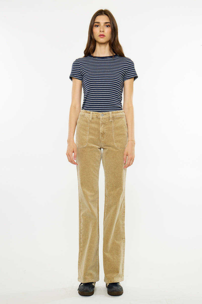 Laila Essentials High Rise Wide Flare