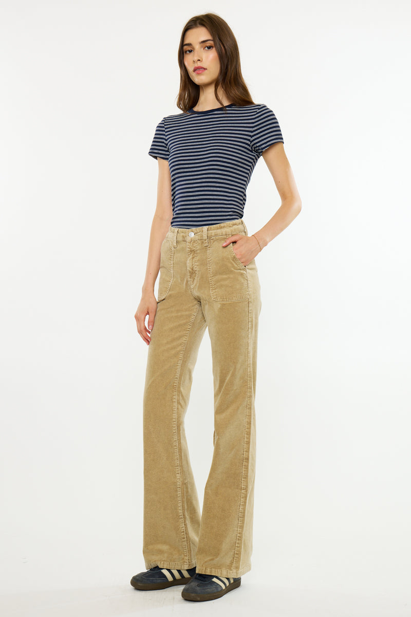 Laila Essentials High Rise Wide Flare