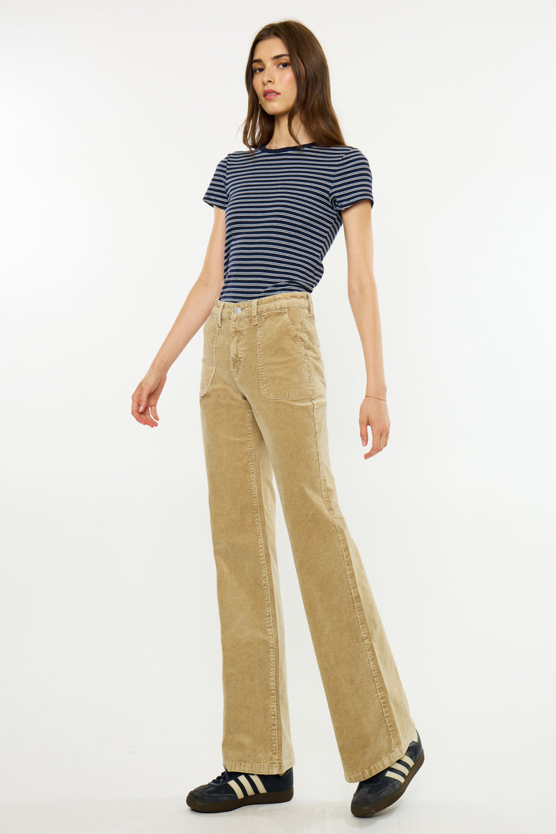 Laila Essentials High Rise Wide Flare