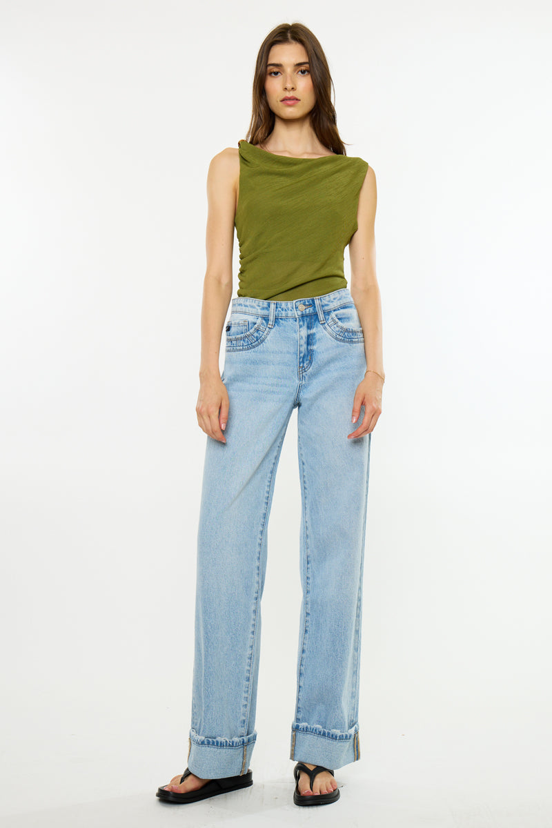 Crystal Essentials 90's Low Rise Straight