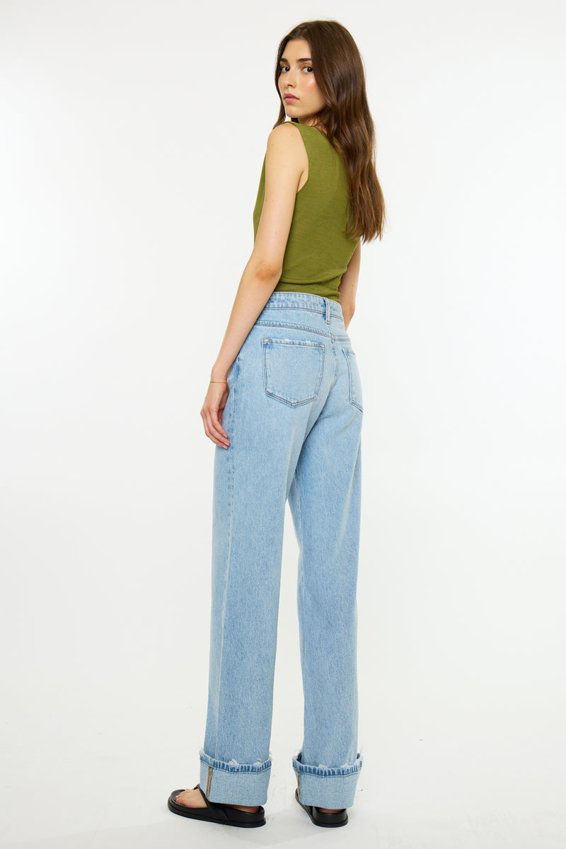 Crystal Essentials 90's Low Rise Straight