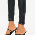 Janet High Rise Faux Leather Ankle Skinny Pants - Official Kancan USA