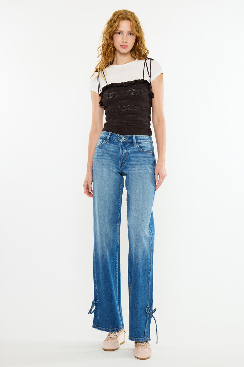 Paulette Essentials Mid Rise Wide