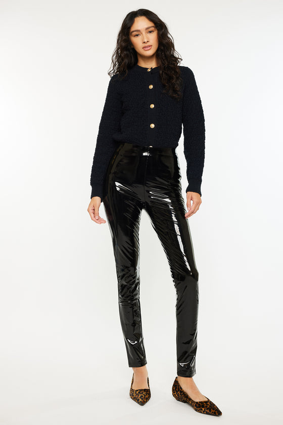 Bellini Skinny Faux Leather Leggings - Official Kancan USA