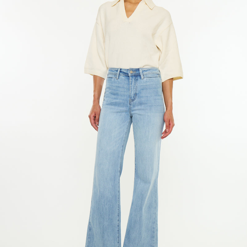 Idris Essentials High Rise Wide Flare
