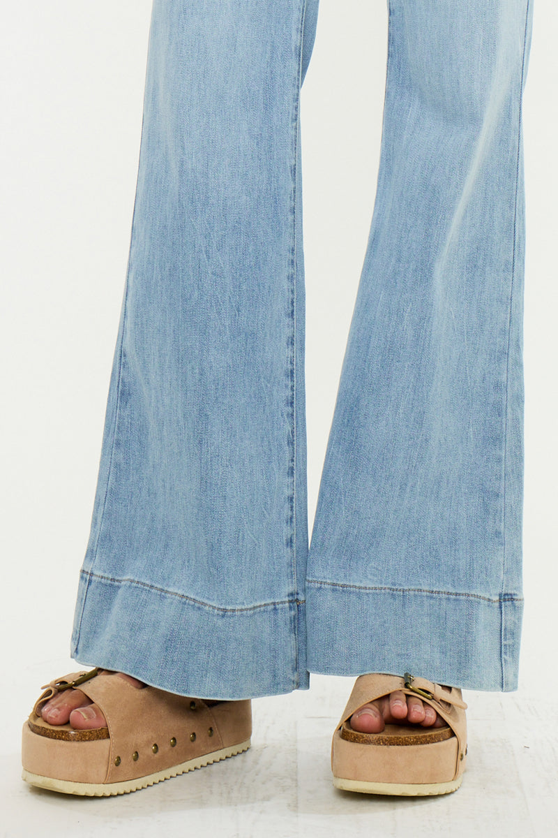 Idris Essentials High Rise Wide Flare