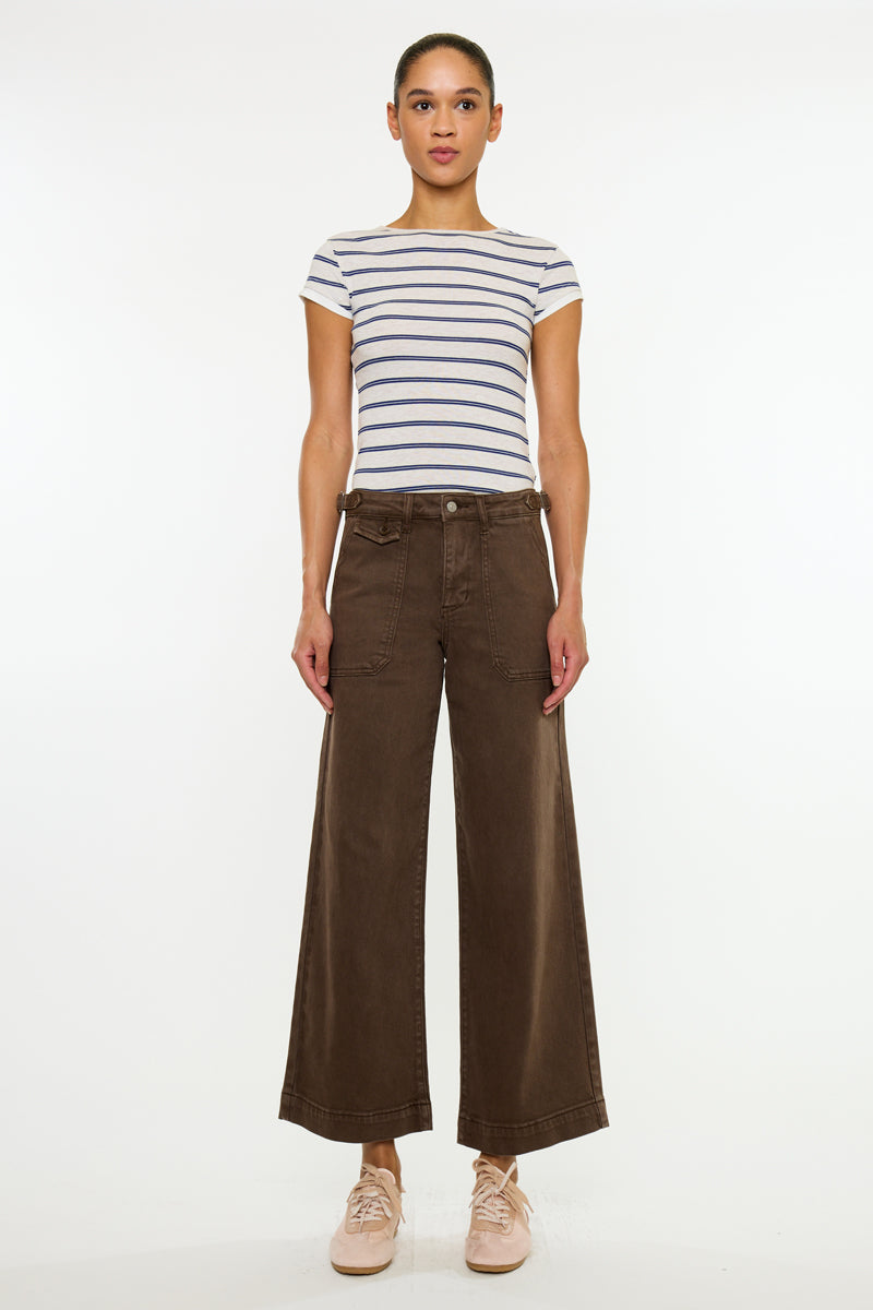 Shellie Essentials High Rise Crop Wide