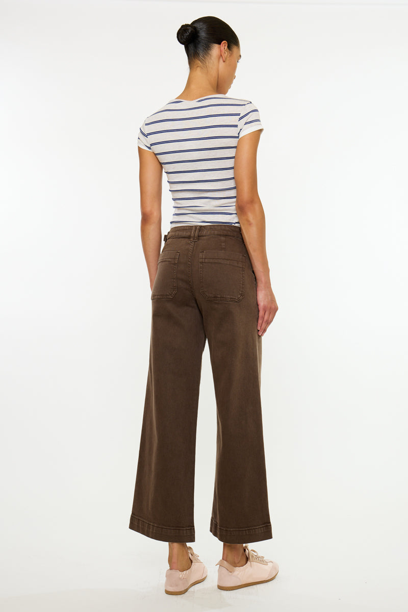 Shellie Essentials High Rise Crop Wide