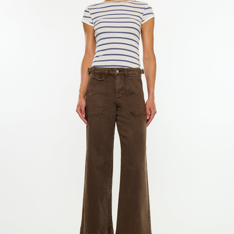 Shellie Essentials High Rise Crop Wide