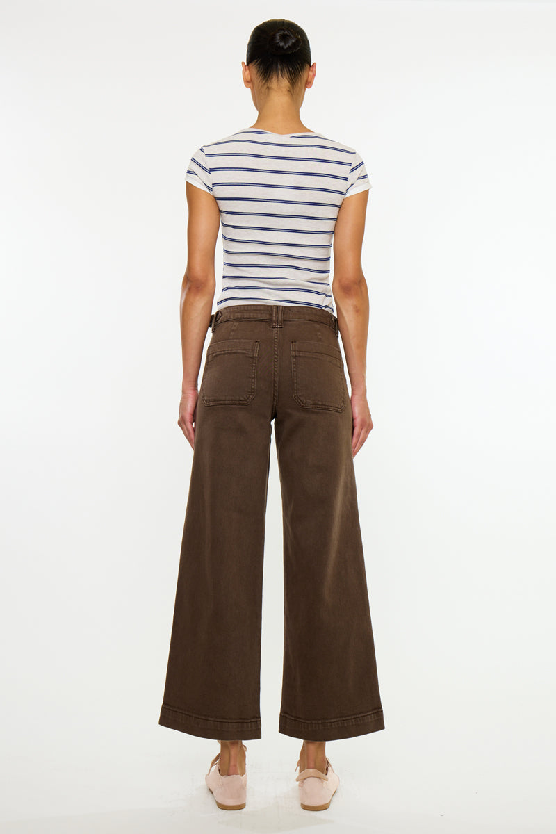 Shellie Essentials High Rise Crop Wide