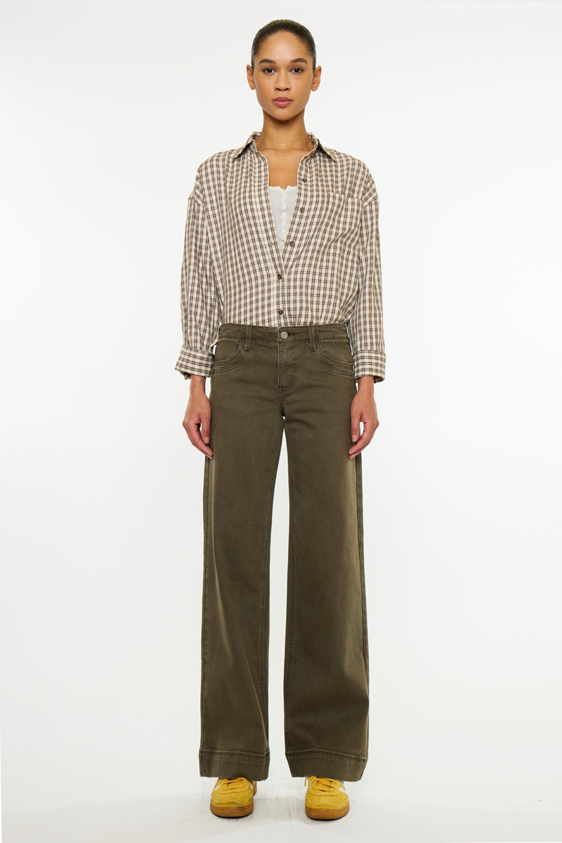 Sandy Essentials Mid Rise Wide
