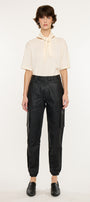 Rooney Ultra High Rise Faux Leather Joggers - Official Kancan USA