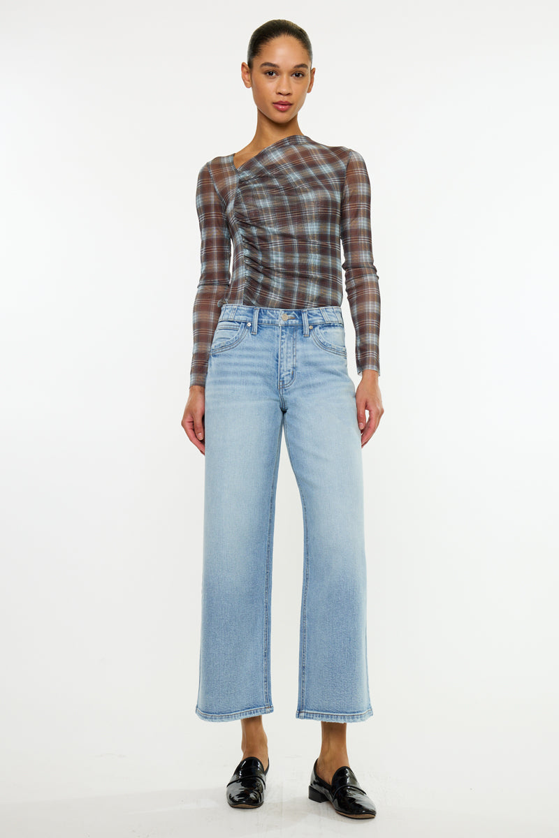 Nadine Essentials High Rise Crop Wide - Official Kancan USA