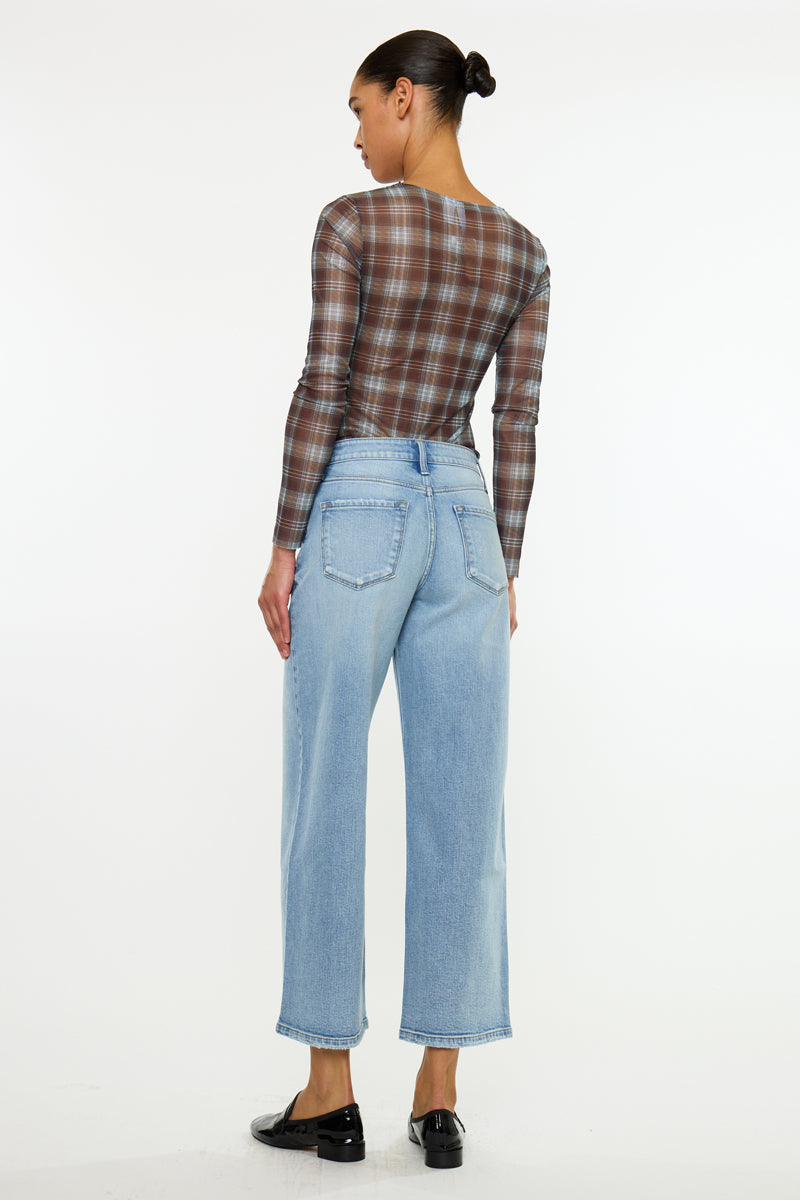Nadine Essentials High Rise Crop Wide - Official Kancan USA