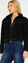 Monet Cropped Sherpa Jacket - Official Kancan USA