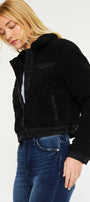 Monet Cropped Sherpa Jacket - Official Kancan USA