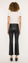 Darla High Rise Vegan Leather Kick Flare - Official Kancan USA