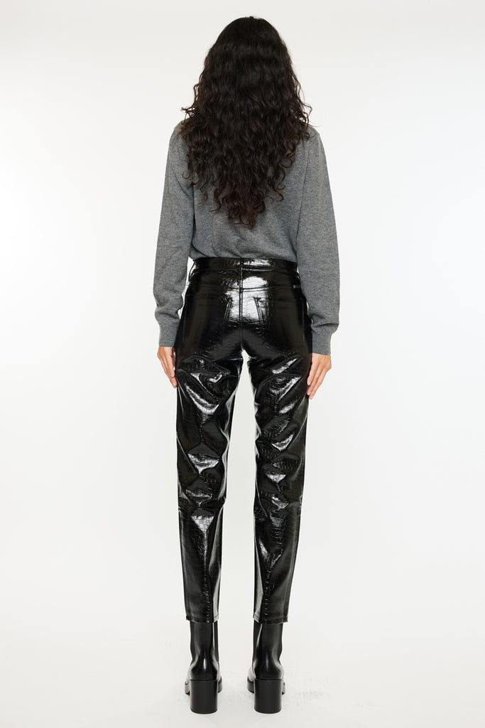 Josephine Faux Leather Mom | Kancan USA