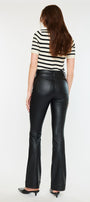 Joan High Rise Faux Leather Bootcut Pants - Official Kancan USA