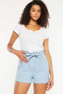  Dove Ultra High Rise Paperbag Shorts - Official Kancan USA