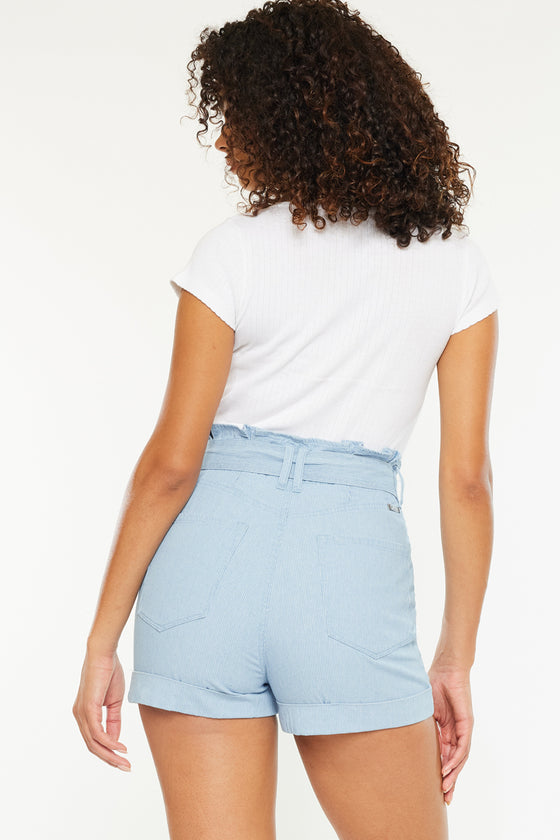 Dove Ultra High Rise Paperbag Shorts - Official Kancan USA
