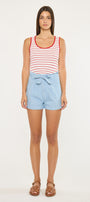 Dove Ultra High Rise Paperbag Shorts - Official Kancan USA