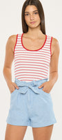 Dove Ultra High Rise Paperbag Shorts - Official Kancan USA