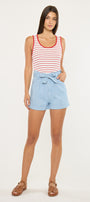 Dove Ultra High Rise Paperbag Shorts - Official Kancan USA