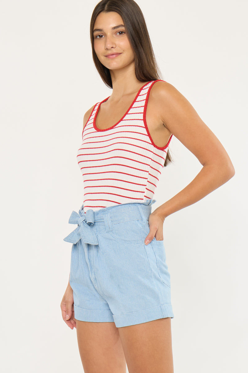 Dove Ultra High Rise Paperbag Shorts - Official Kancan USA