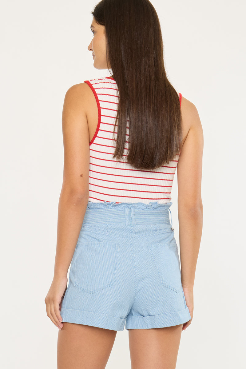 Dove Ultra High Rise Paperbag Shorts - Official Kancan USA