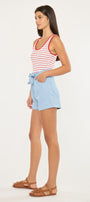 Dove Ultra High Rise Paperbag Shorts - Official Kancan USA