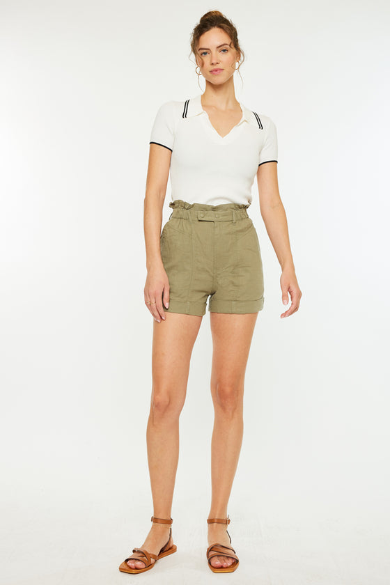 Marco Ultra High Rise Paperbag Shorts - Official Kancan USA